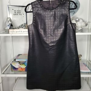 Faux Leather Mini Jumper